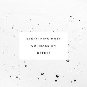 ✨Everything must go! Make any offer! ✨